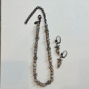 Sorrelli Crystal Necklace and Earring Set